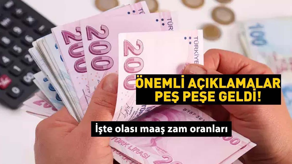 Çok önemli asgari ücret açıklaması! Bakanlardan açıklama! Yeni asgari ücret belli oldu mu?