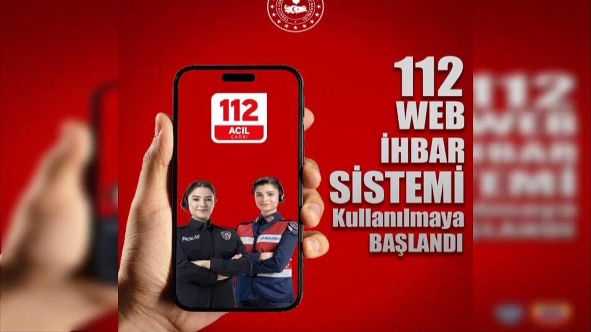 "112 WEB İHBAR SİSTEMİ" Devrede!