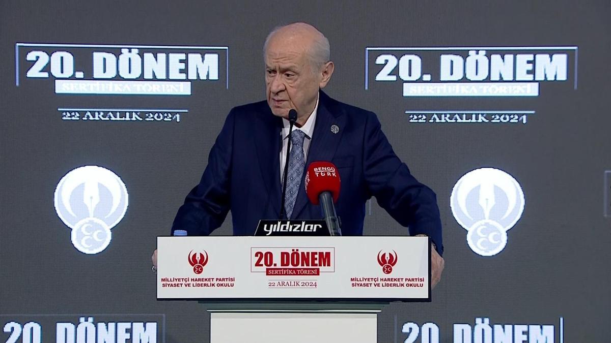 SON DAKİKA HABERİ: MHP lideri Bahçeli, Ankara'da liderlik okulu programında konuşuyor