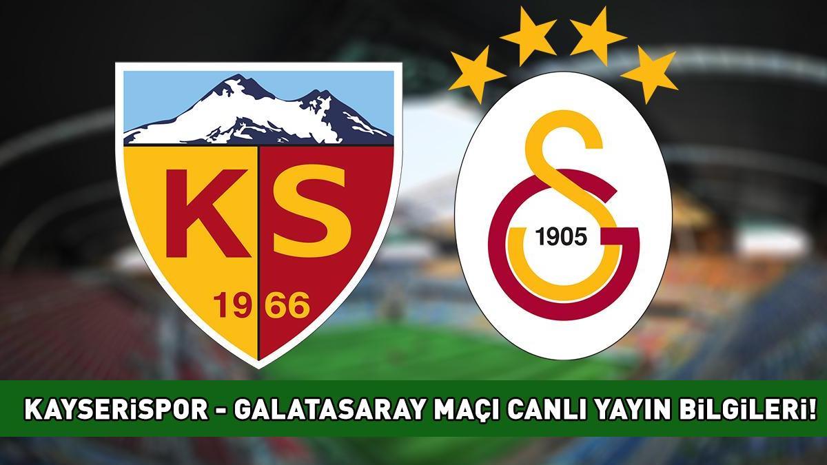 BEIN SPORTS 1 KAYSERİSPOR GALATASARAY MAÇI CANLI İZLE | ŞİFRESİZ Süper Lig Kayserispor Galatasaray maçı BeIN Sports 1 canlı yayın bilgisi