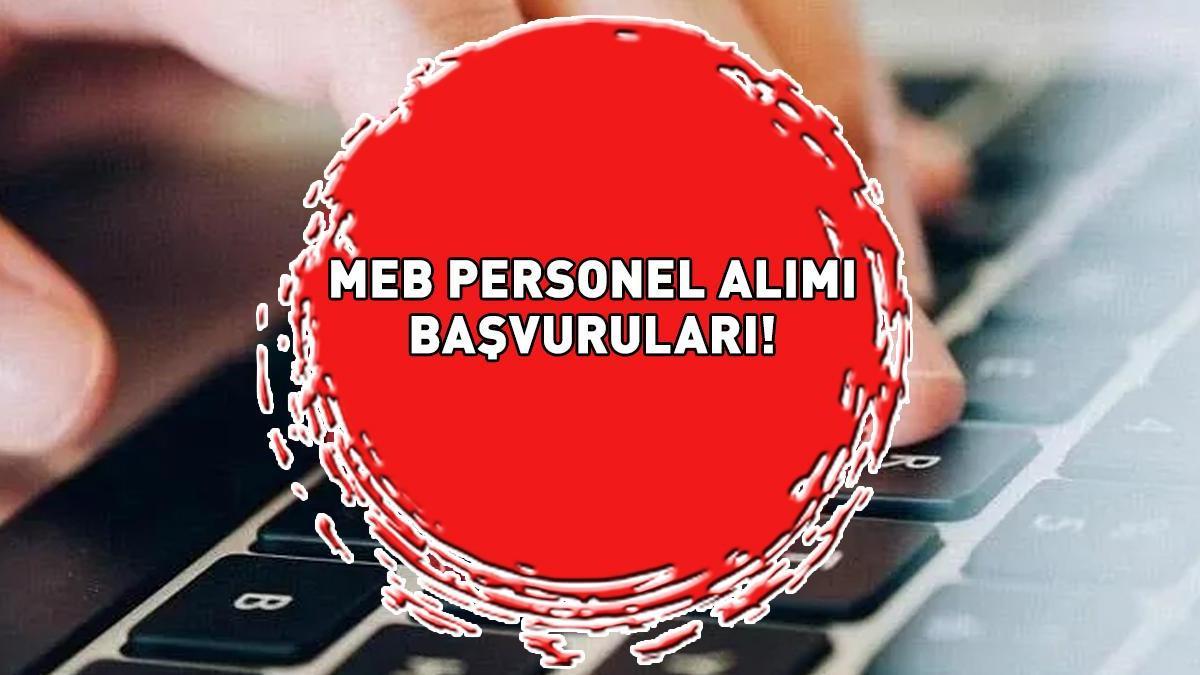 MEB PERSONEL ALIMI 2025 | MEB 50 uzman yardımcısı alımı başvuruları ne zaman, şartları neler? 10 Milli Eğitim Uzman Yardımcısı alınacak!