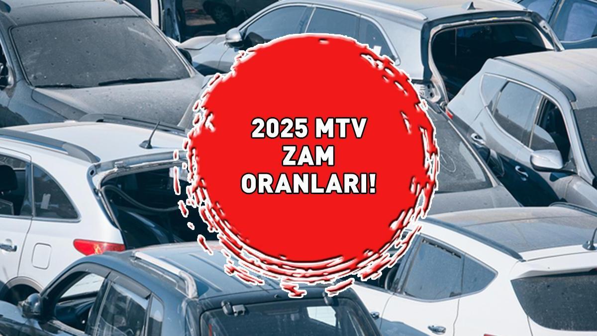 MTV ZAM ORANLARI 2025 | MTV 2025 zam oranı yüzde kaç oldu? Hangi araç ne kadar Motorlu Taşıtlar Vergisi ödeyecek?