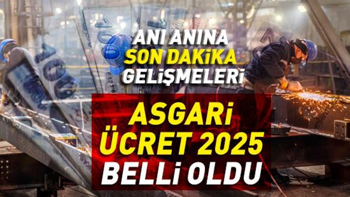 Son Dakika Yeni Asgari Ücret 2025 | Yeni asgari ücret rakamı 22 bin 104 lira oldu! Asgari ücretle ilgili kim ne dedi? Asgari ücret 6 ay sonra güncellenir mi? Cumhurbaşkanı Erdoğan asgari ücret rakamında düzenlemeye gidecek mi? Asgari ücrete refah payı eklenecek mi?