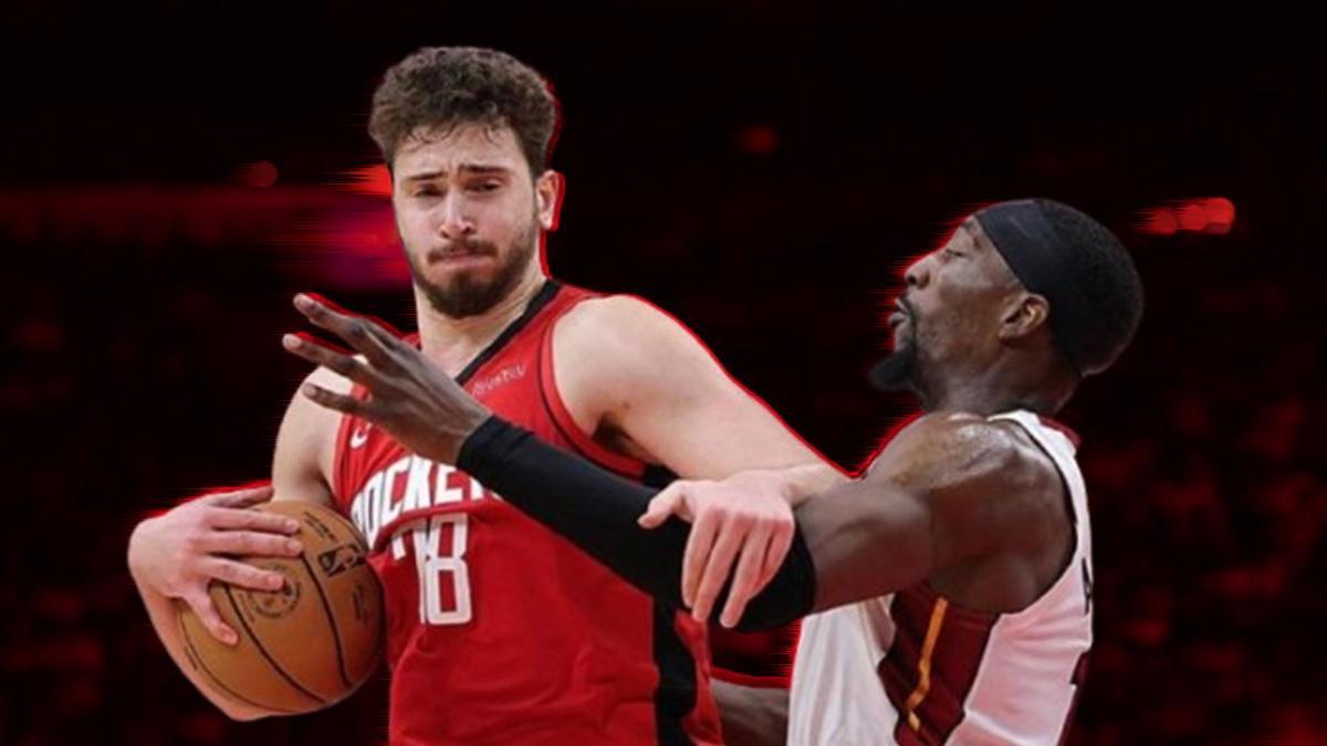 Alperen Şengün’den, Miami Heat’e karşı 18 sayı 18 ribaunt!