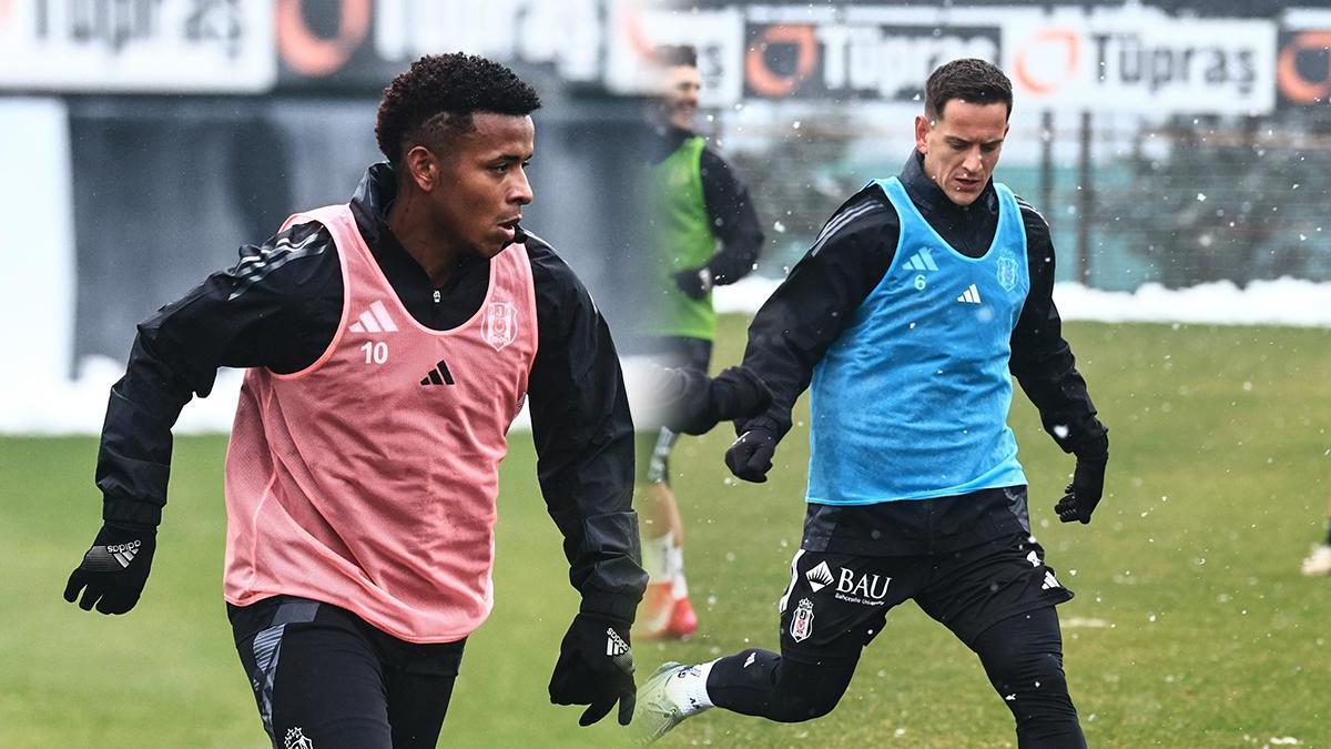 Beşiktaş’ta Arroyo ve Hadziahmetovic bugünkü idmanda yer aldı!