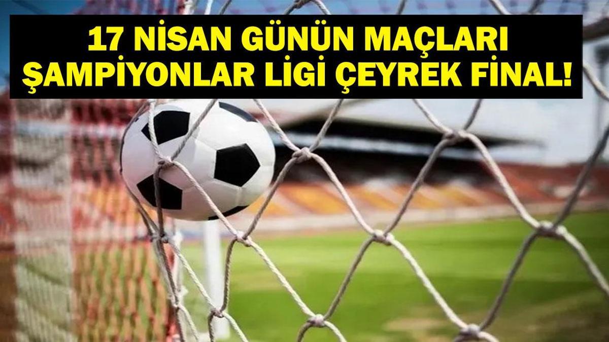 17 NİSAN BUGÜN KİMİN MAÇI VAR? Şampiyonlar Ligi Athletic-Bilbao Glasgow Rangers, Eintracht-Frankfurt Tottenham, Lazio-Bodo Glimt, Manchester Utd-Lyon maçları hangi kanalda, saat kaçta? 17 Nisan günün maçları