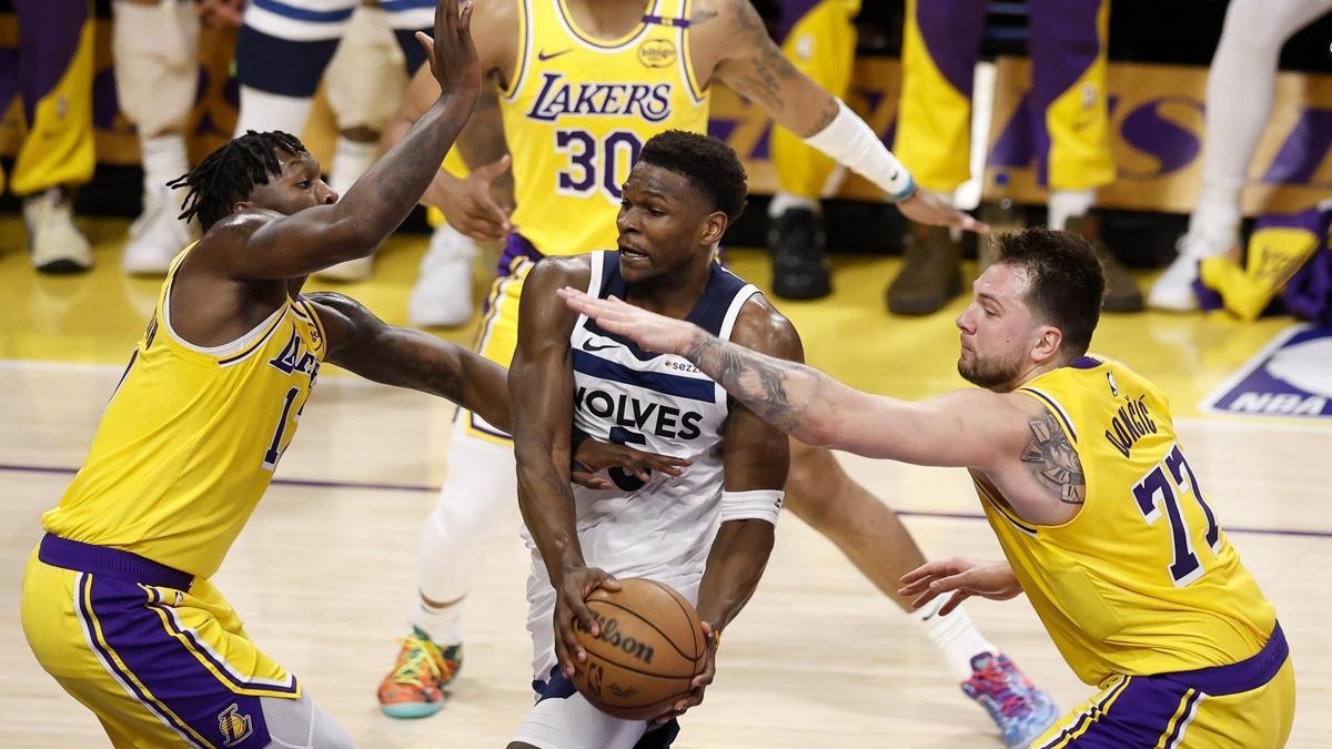 NBA’de Los Angeles Lakers, Minnesota Timberwolves serisine eşitlik getirdi