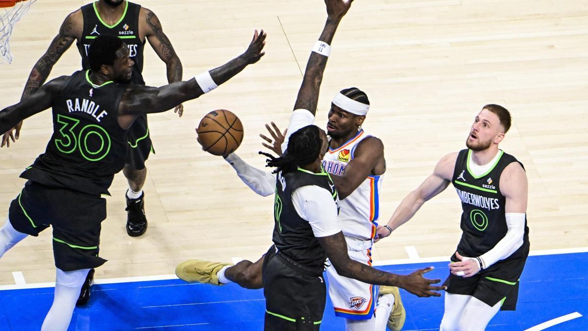 ÖZET | Oklahoma City Thunder, Minnesota Timberwolves serisine galibiyetle başladı