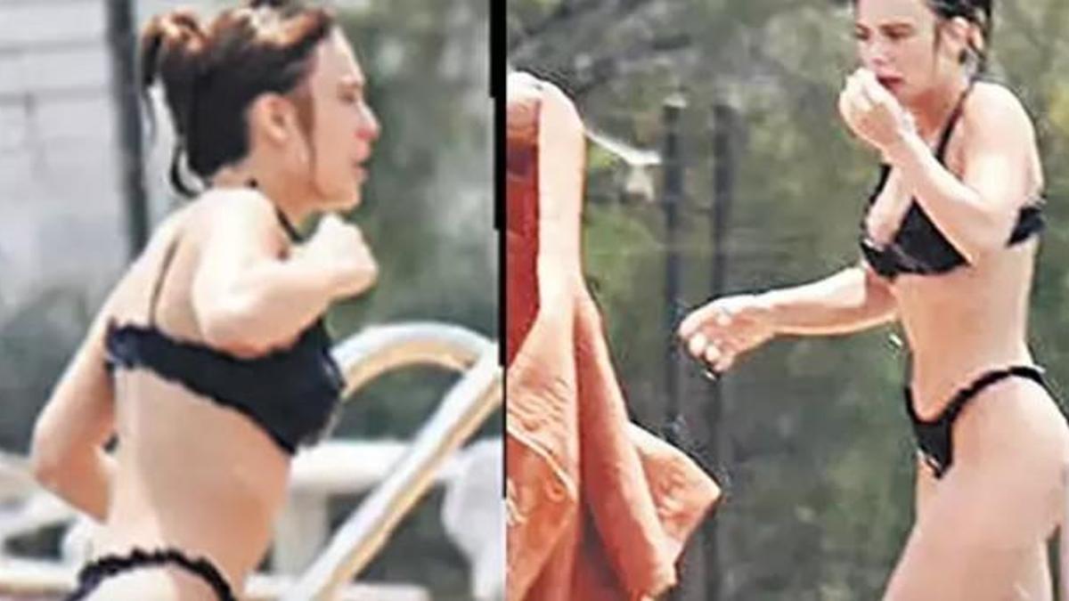 Bodrum'da yaz coşkusu başladı! Bikinisi tüm dikkatleri üzerine çekti