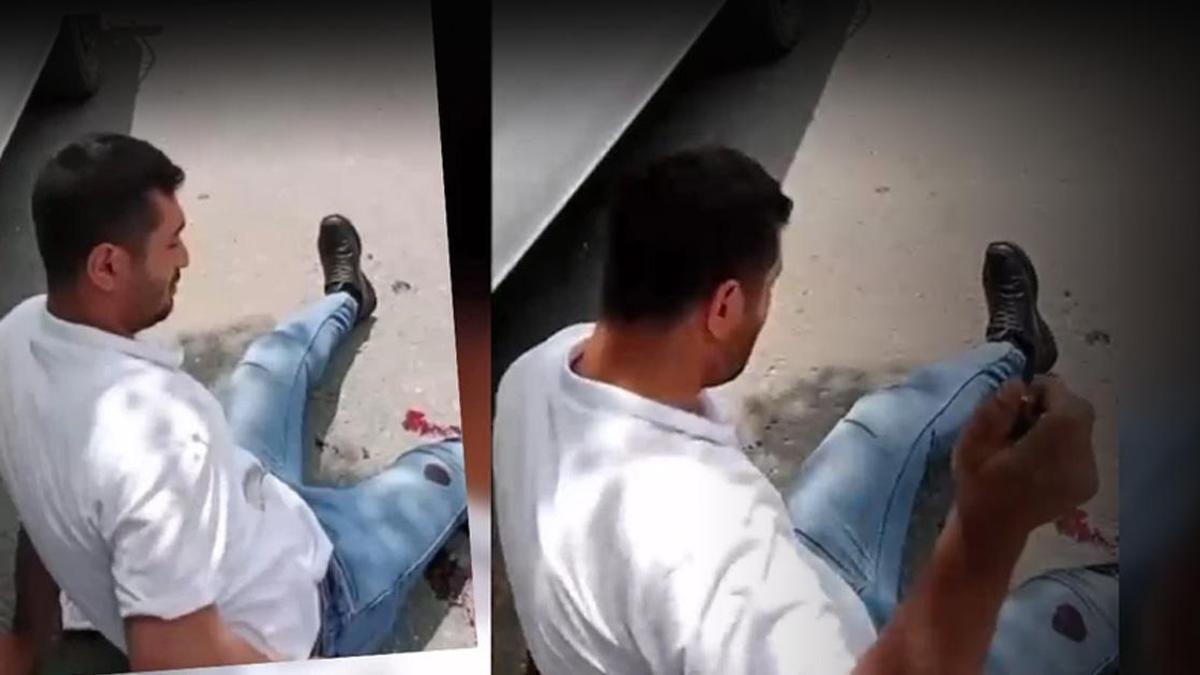 Kendisini rahatsız eden adamı ayaklarından vurdu, o anları sosyal medyada paylaştı!