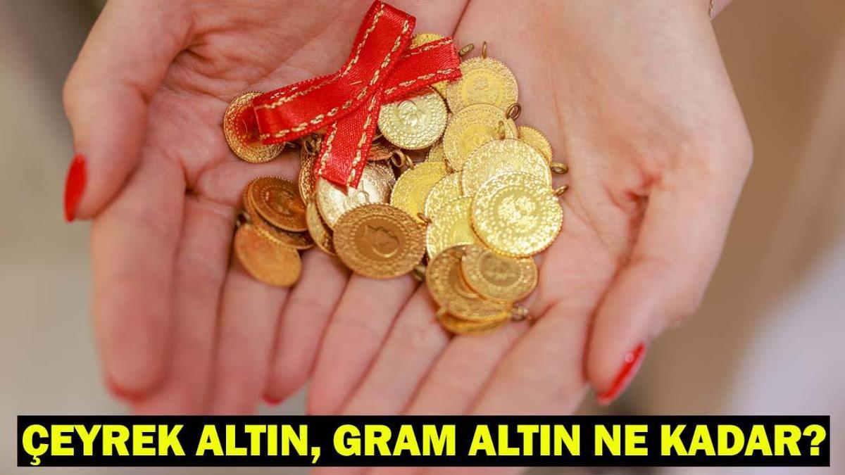 24 HAZİRAN 2025 SALI ALTIN FİYATLARI: Bugün gram altın, çeyrek altın ne kadar?