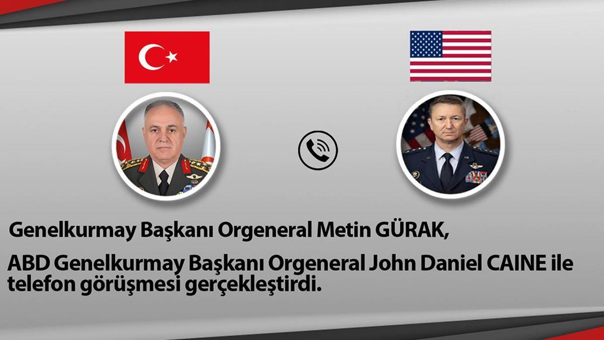 Genelkurmay Başkanı Gürak, ABD’li mevkidaşı ile görüştü