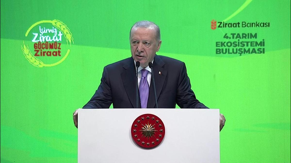 Erdoğan Tarım Ekosistemi Buluşmasında Açıklamalarda Bulundu: 'Türkiye Tarımda Lider'!