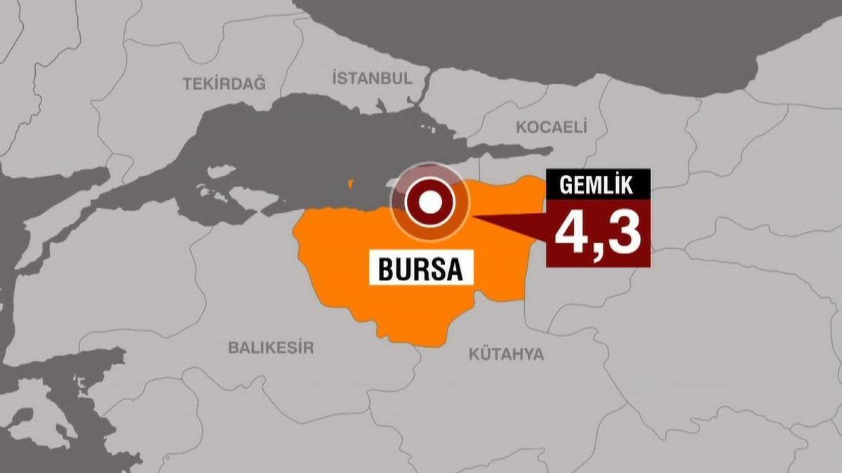 SON DAKİKA... Bursa'da 4.3 büyüklüğünde deprem! İstanbul'da da hissedildi