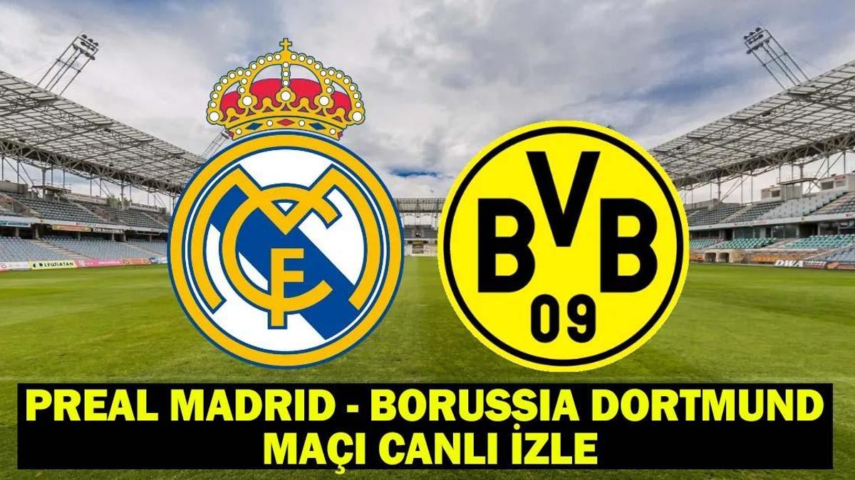 Real Madrid – Borussia Dortmund TRT 1 ŞİFRESİZ CANLI İZLE: Real Madrid – Borussia Dortmund çeyrek final maçı hangi kanalda, saat kaçta? Real Madrid