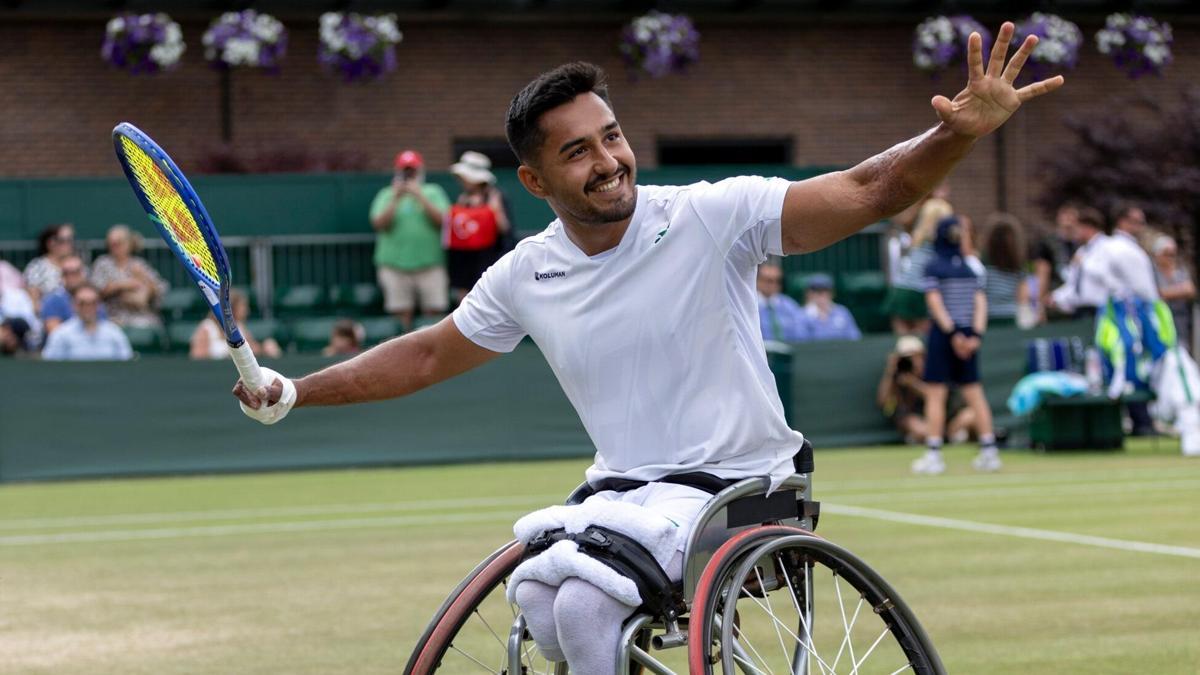 Milli para tenisçi Ahmet Kaplan, Wimbledon’da yarı finale çıktı