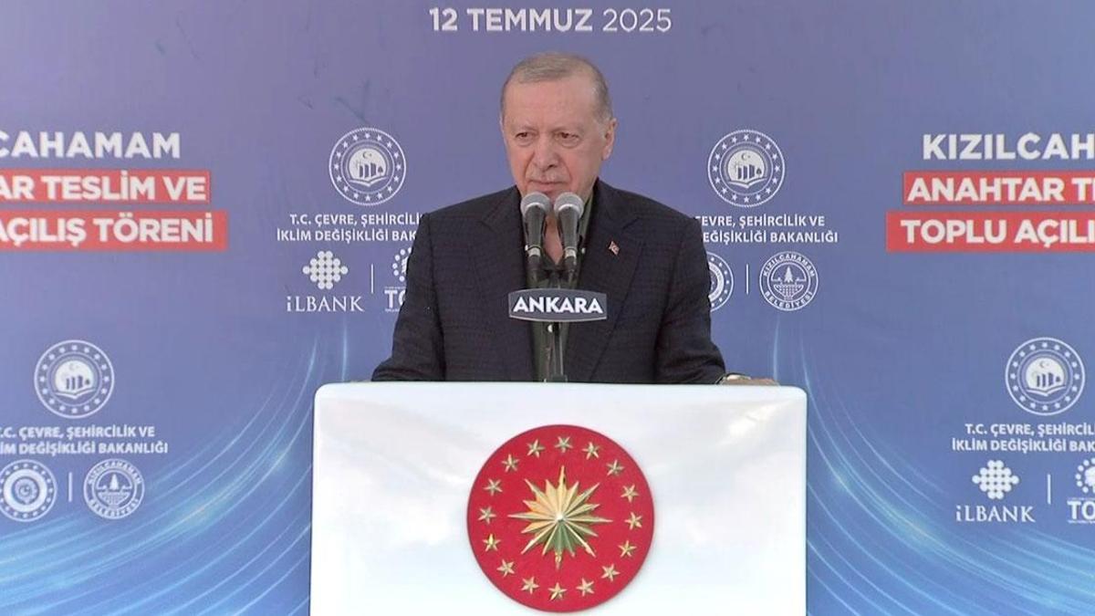 SON DAKİKA | Cumhurbaşkanı Erdoğan: Eserlerimizle, yatırımlarımızla 'durmak yok yola devam' diyoruz