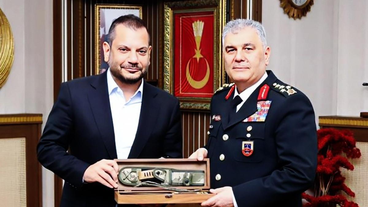 Trabzonspor Başkanı Ertuğrul Doğan’dan, Jandarma Genel Komutanı Orgeneral Ali Çardakcıya ziyaret