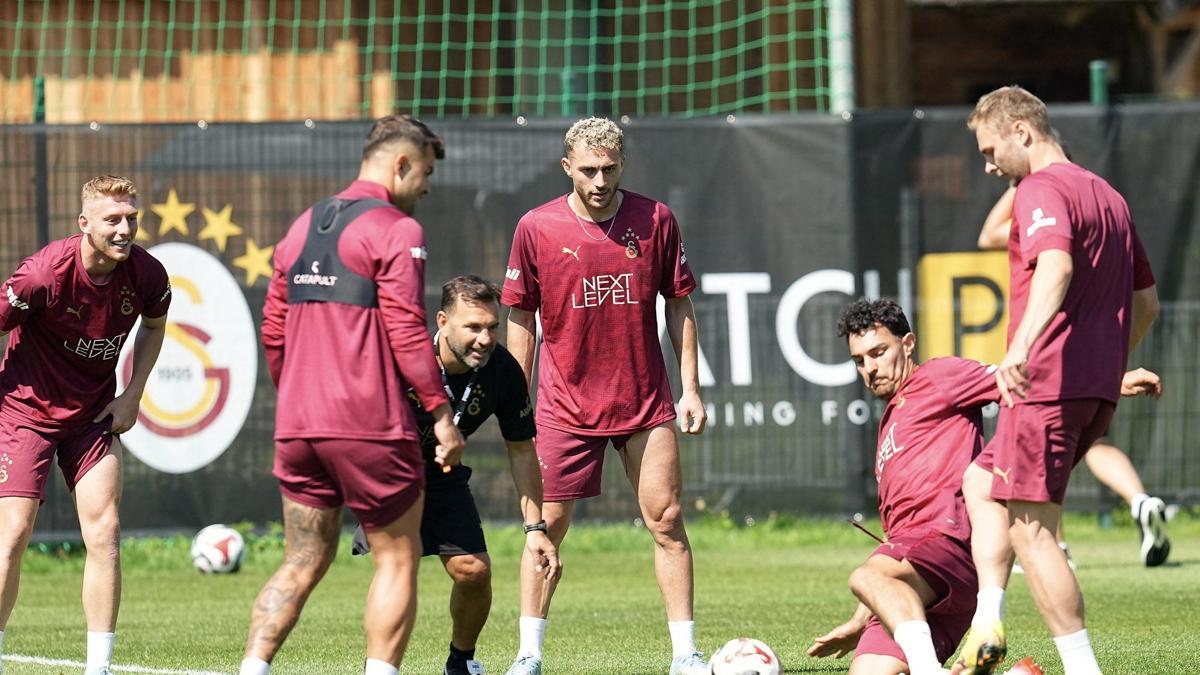Galatasaray, Avusturya’daki ilk sınavı öncesi çalışmaları sürdürdü