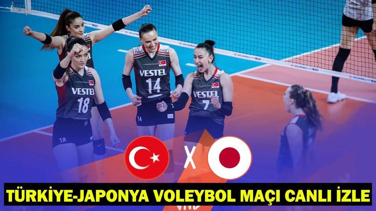 TÜRKİYE-JAPONYA VOLEYBOL MAÇI CANLI İZLE: Filenin Sultanları Japonya çeyrek final maçı hangi kanalda, saat kaçta? Çeyrek finalde Japonya mücadelesi!