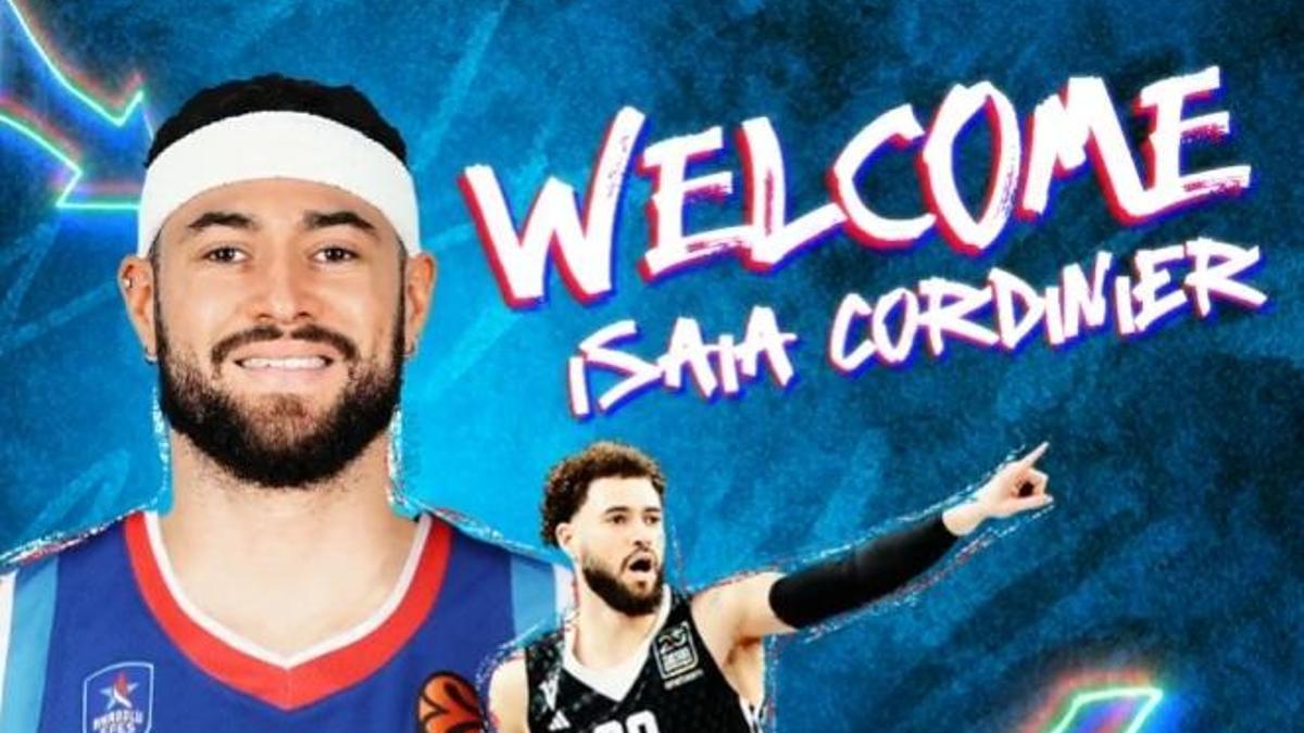 Anadolu Efes, Virtus Bologna'dan ayrılan Isaia Cordinier'i transfer etti