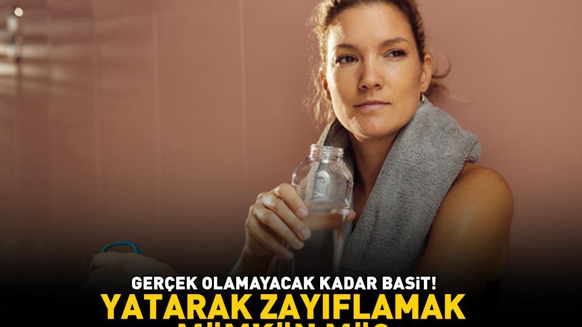 Yatarak zayıflamak mümkün mü? Gerçek olamayacak kadar basit! 1 AYDA 15 ...