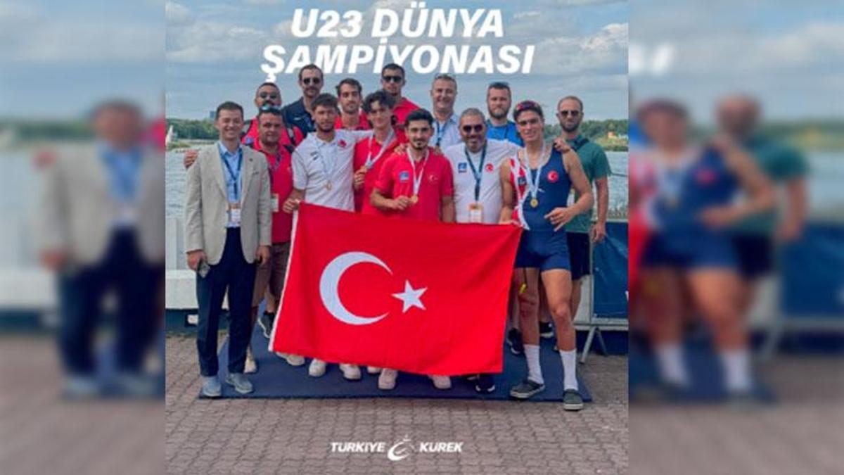 Kürekte tarihi başarı! 3 kategori 3 altın madalya