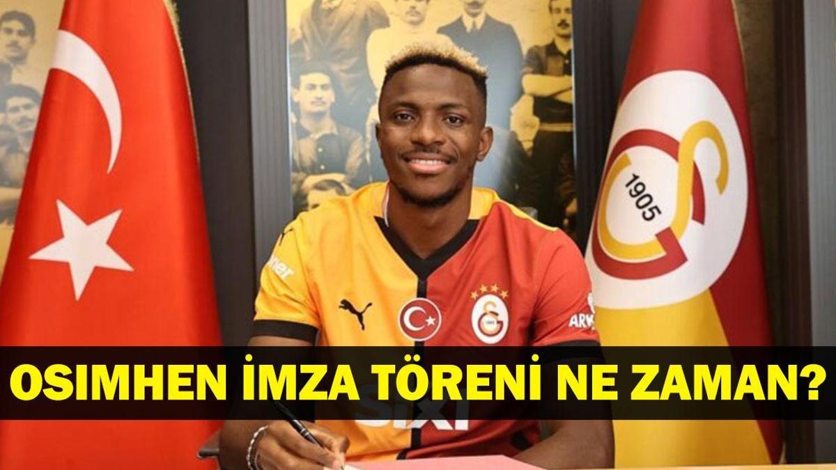 OSIMHEN İMZA TÖRENİ NE ZAMAN? Osimhen İmza Töreni Nereden İzlenir, Canlı Yayınlanacak Mı? Galatasaray’dan Dev Transfer!