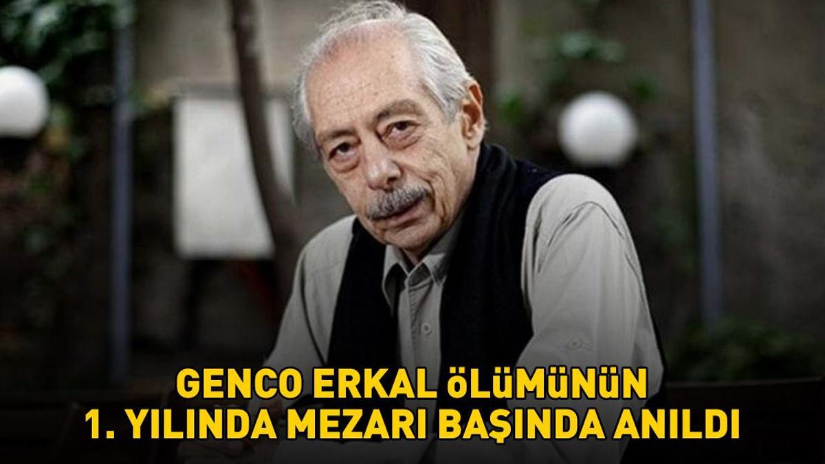 Usta oyuncu Genco Erkal ölümünün 1. yılında mezarı başında anıldı: 'HALA NEFESİNİ HİSSEDİYORUZ!'