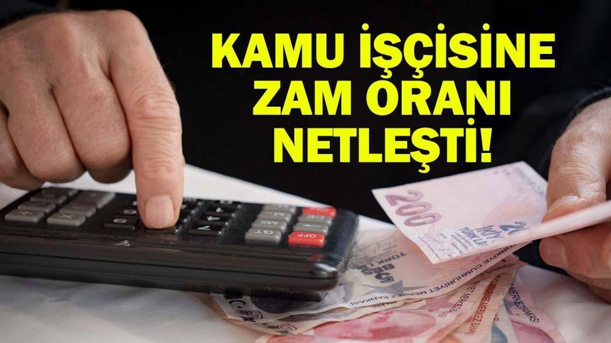 KAMU İŞÇİSİNE ZAM ORANI: Kamu işçisine zam teklifi ne kadar, kaç TL? Toplu sözleşme zammı belli oldu!