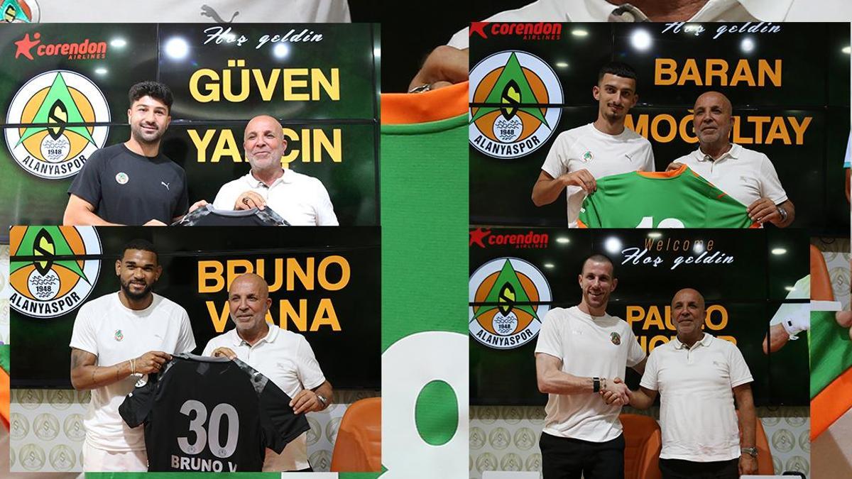 Son Dakika Spor Haberi | Alanyaspor, 4 transferine imza attırdı