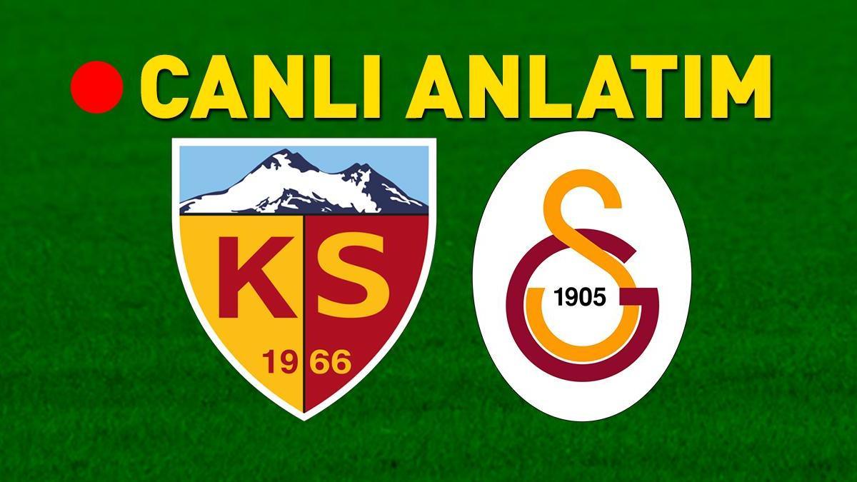 Kayserispor – Galatasaray maçına doğru! Muhtemel 11’ler…