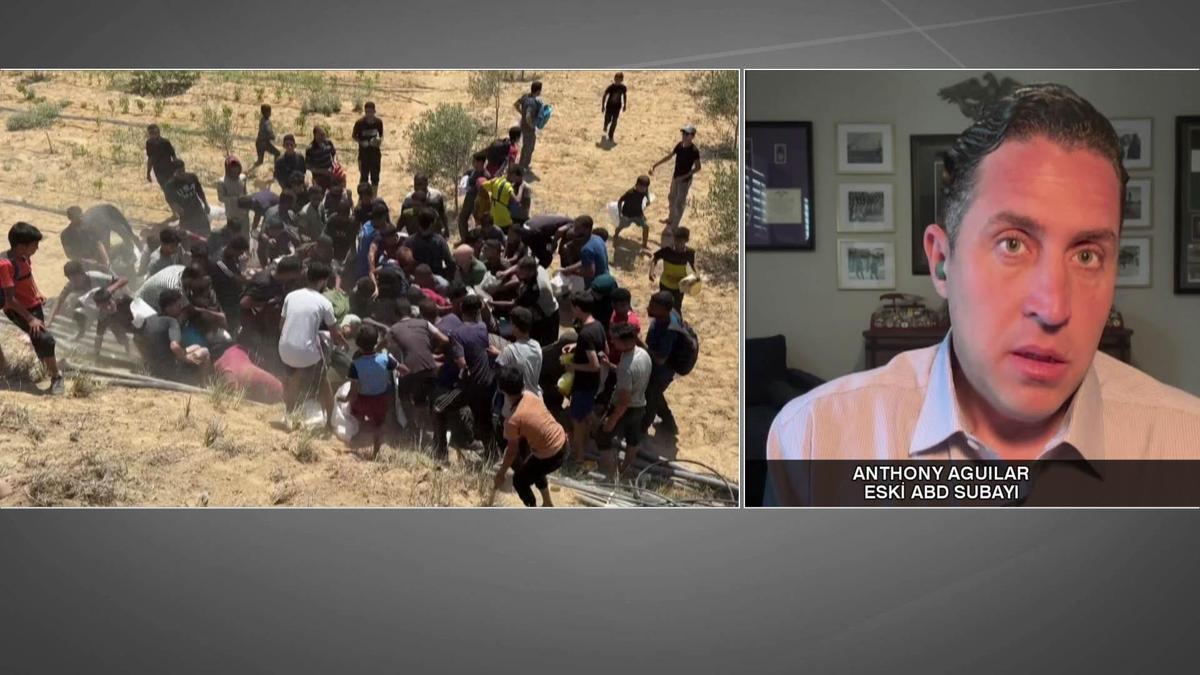 Gazze'nin tanığı ABD subayı CNN TÜRK'te: İnsani Yardım Vakfı kasti yemek dağıtmıyordu