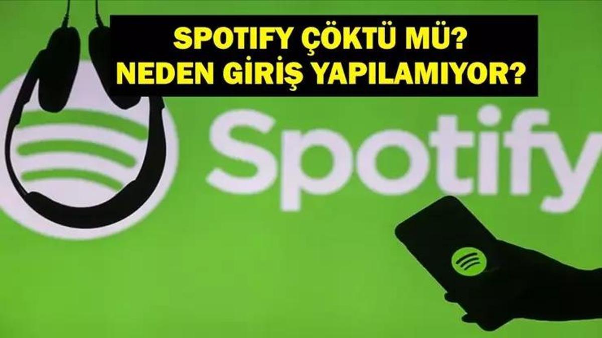 SPOTIFY ÇÖKTÜ MÜ? 4 Eylül Spotify neden açılmıyor? Spotify neden siyah ekran çıkıyor?