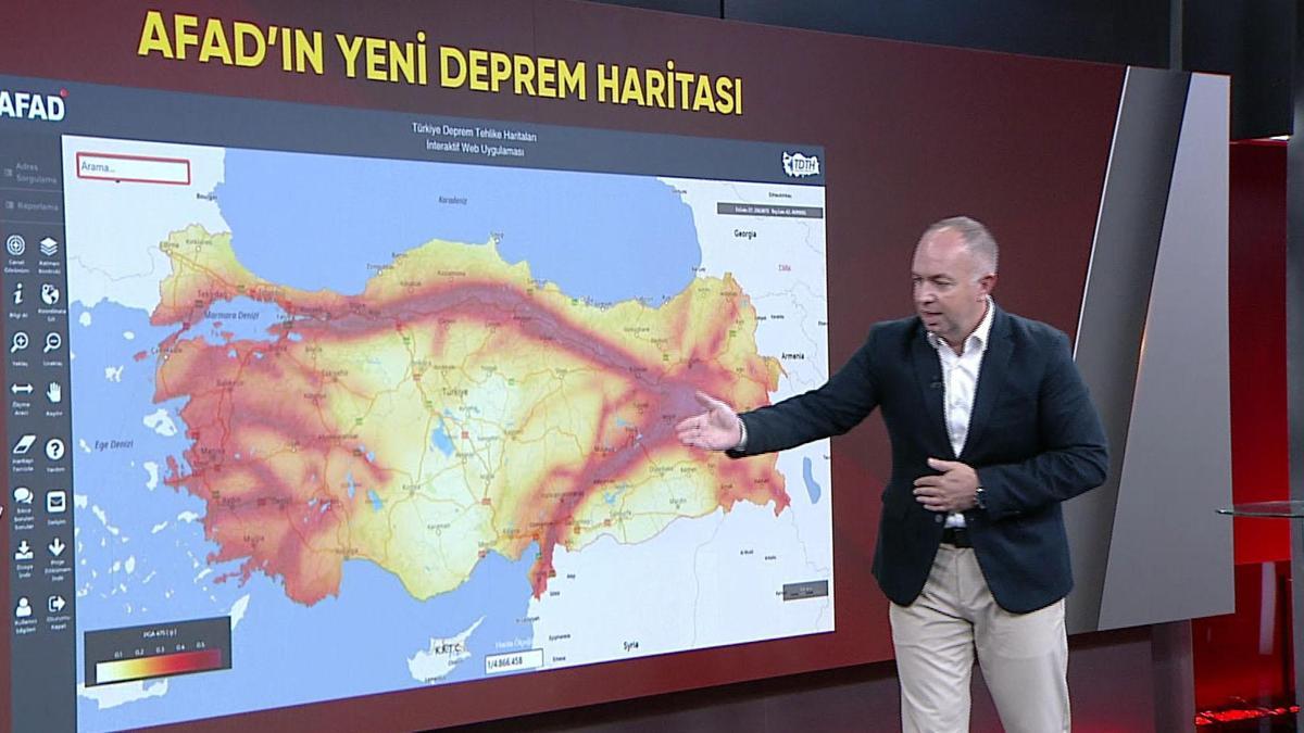 İşte AFADın yeni deprem haritası | Hangi bölgeler risk altında görünüyor?