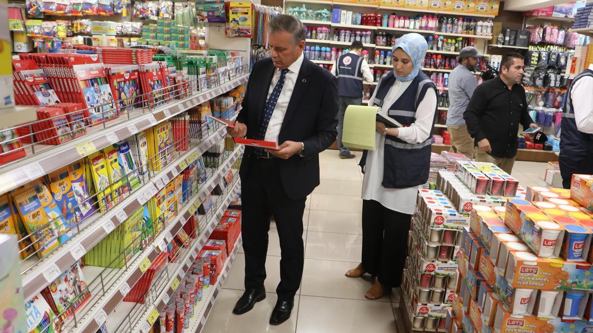 Samsunda kırtasiye ürünleri denetimi yapıldı