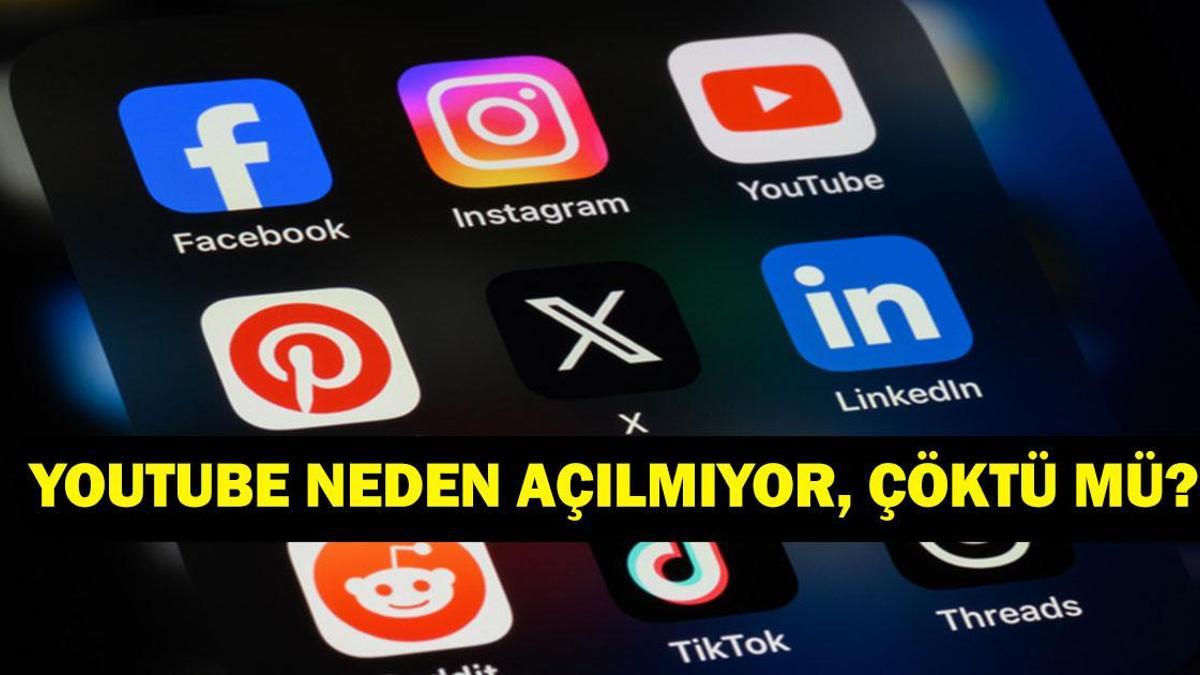 YOUTUBE NEDEN AÇILMIYOR? Youtube Çöktü Mü? 8 Eylül Pazartesi Sosyal Medya Erişim Sorunu...