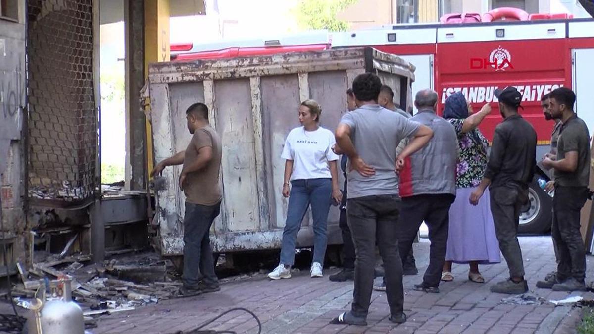İstanbul Zeytinburnunda doğal gaz patlaması
