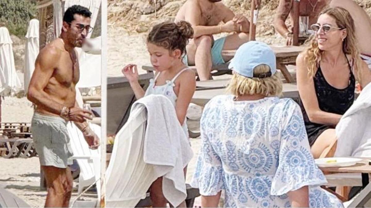 Kenan İmirzalıoğlu ve Sinem Kobal'ın Çeşme Aile Tatili: Neşeli Anlar ve Puro Keyfi