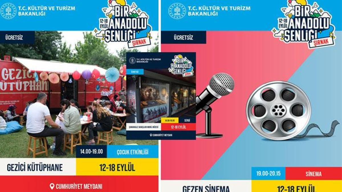 Bakan Ersoy duyurdu: Huzur ve güven ortamında Şırnakta kültür ve sanat şöleni başlıyor