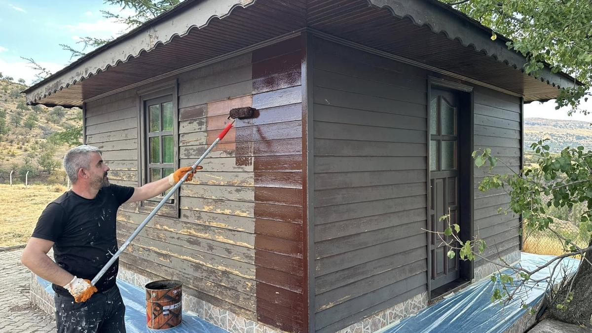 Ankara'daki Kasım Dede türbesinin bakımları yapıldı