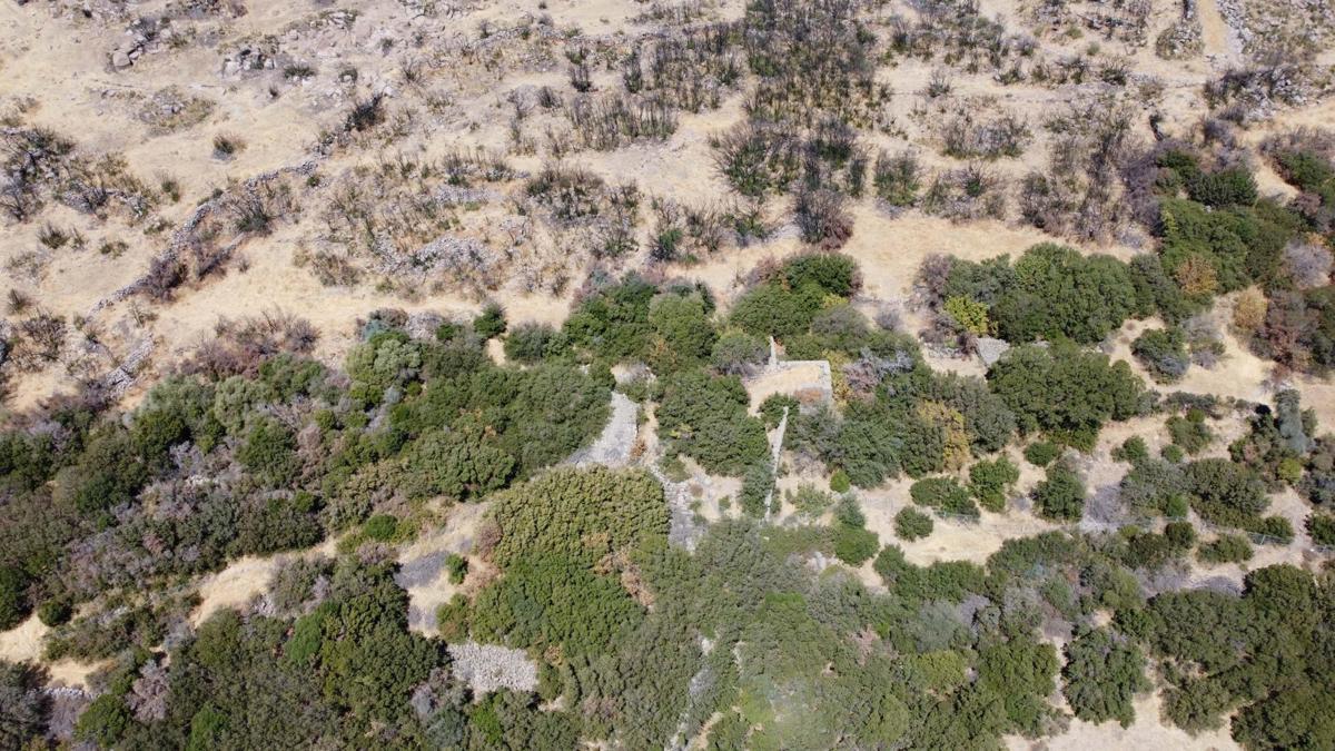 Assos Antik Kenti'nde giriş yönündeki nekropol ala…