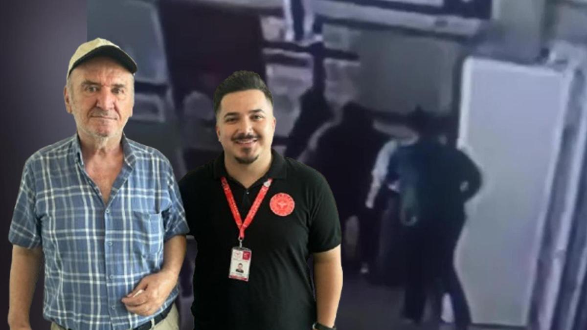 Tıbbi sekreter, Heimlick manevrası ile hayat kurtardı! O anlar kamerada...