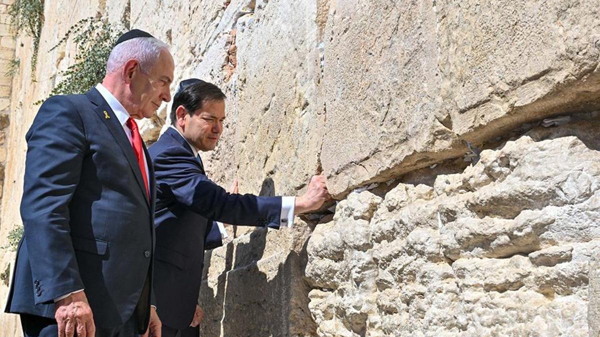 ABD Dışişleri Bakanı Rubio ve Netanyahu, Mescid-i Aksa'nın yakınındaki tünelleri gezdi