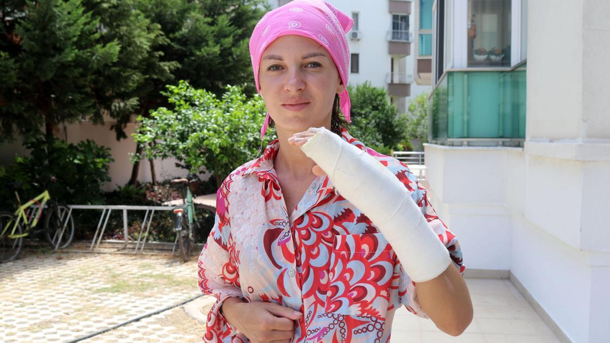 Eşinin darbettiği Iryna: Duruşmada yüz yüze gelinc…