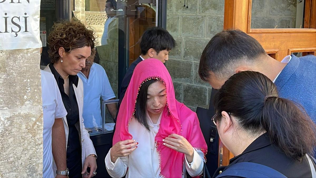 Japonya Altes Prensesi Mikasa, Balıklıgöl'ü ziyaret etti