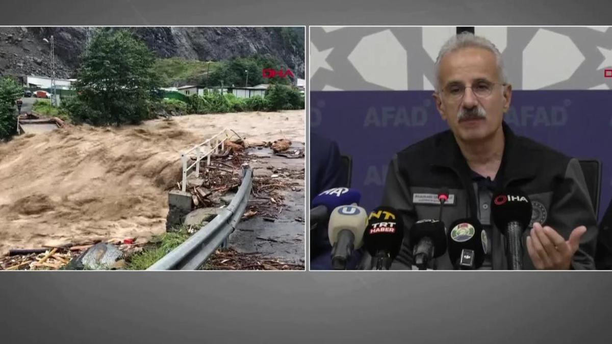Bakan Uraloğlu son durumu açıkladı! Karadeniz'de selin bilançosu ne?