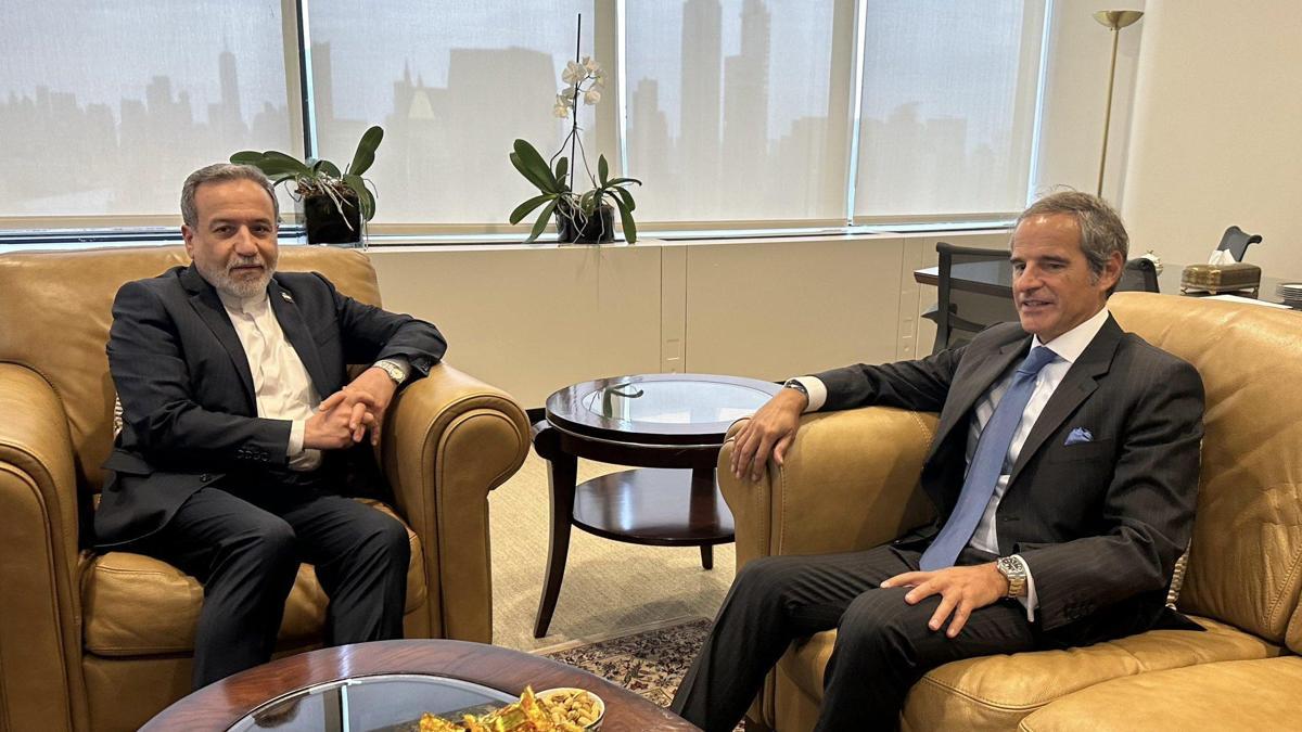 İranlı bakan ve IAEA Başkanı Grossi, New York'ta bir araya geldi
