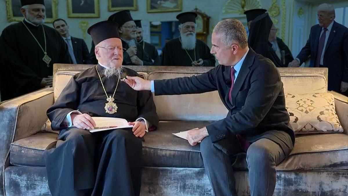İstanbul Rum Patriği Bartholomeos, Trump ile ne görüştü? CNN TÜRK'e konuştu 'Türkiye' iddiasına yanıt verdi