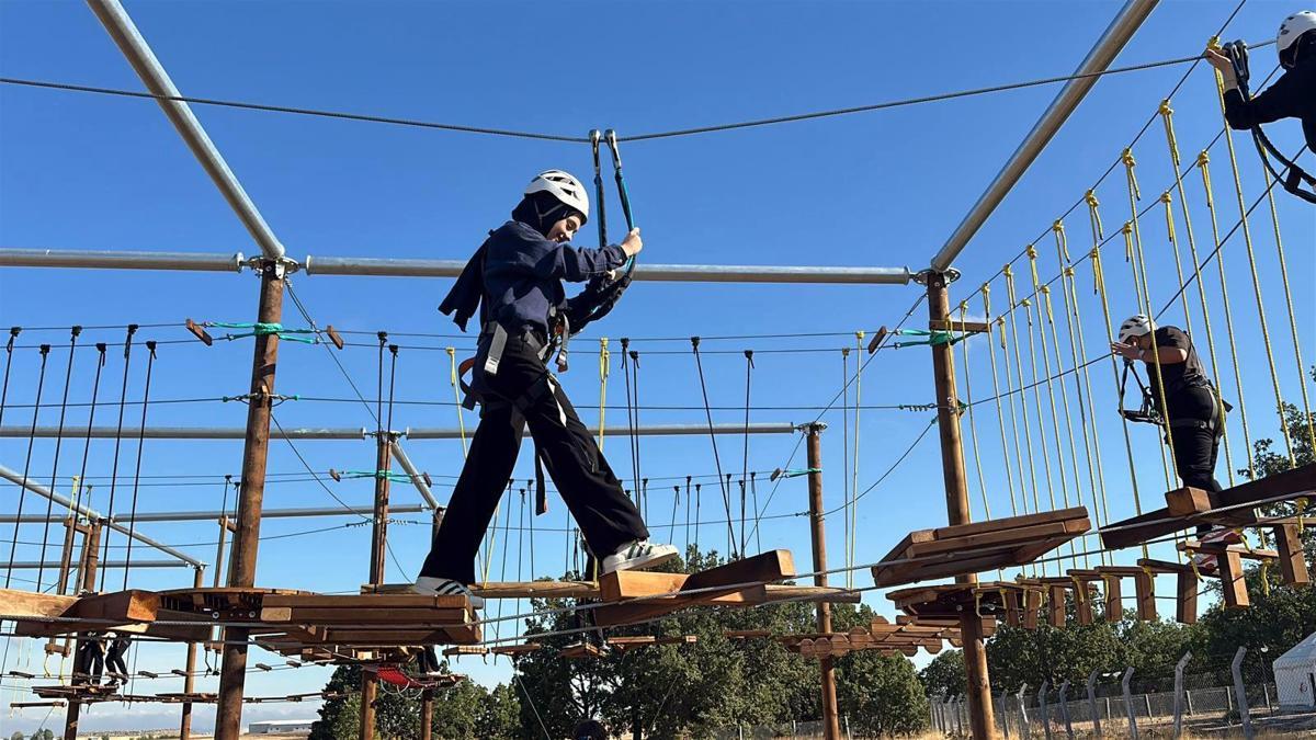 Edirnede lise öğrencilerine yönelik macera parkuru kuruldu